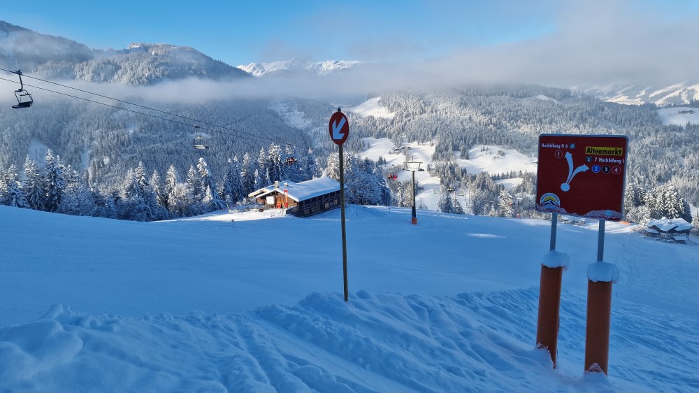 Skigebied Radstadt-Altenmarkt.